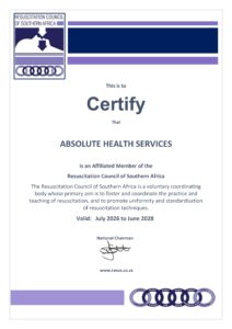 Absolute Health ServicesAffiliation Certificate RCSA 2026 to 2028_page-0001