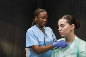 A healthcare professional practicing for HPCSA Registration Renewal